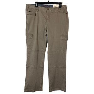 BOB TIMBERLAKE Khaki Straight Leg Cargo Pant Size 16